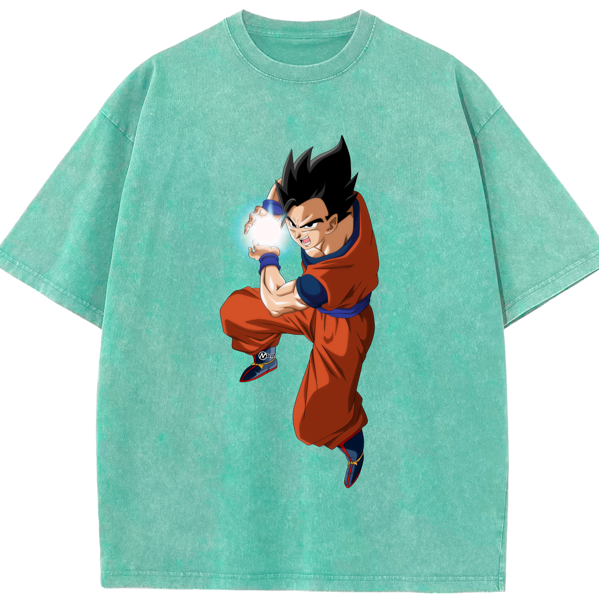 （画像用） ドラゴンボール 孫 悟飯（そんごはん）DRAGON BALL Son Gohan 綿100% ヴィンテージ風 半袖Tシャツ（フロントプリント）
